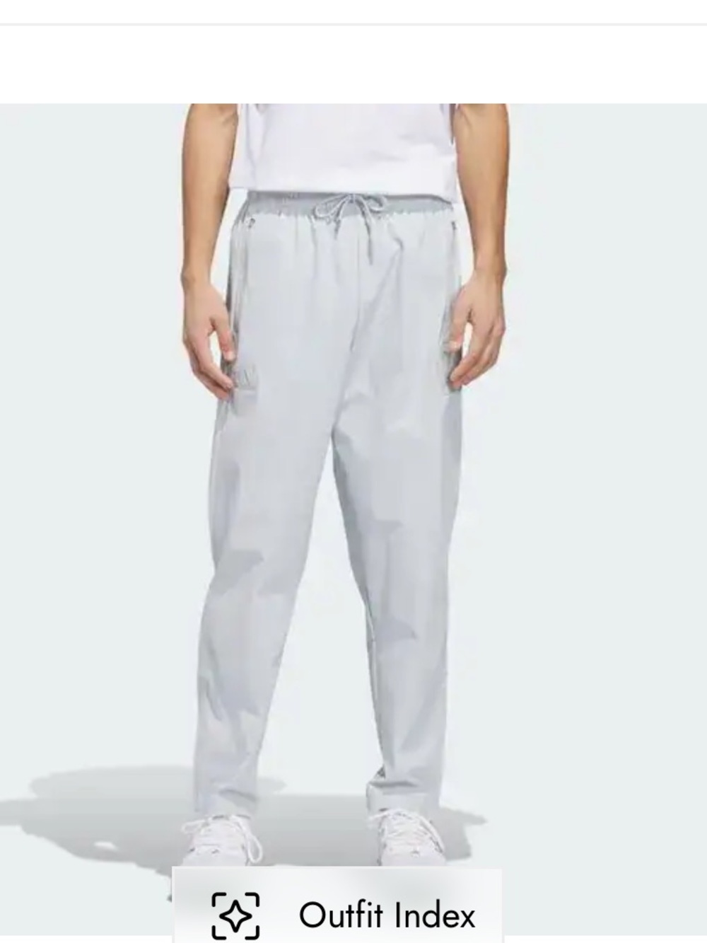 EUC Adidas Mahomes ZNE Woven Track Pant. Size Large. Color is Clear Gray